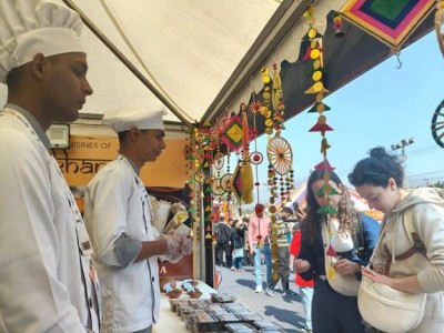 Brazilian visitor left amazed by Jharkhandi flavours at Bharat Parv 2026
