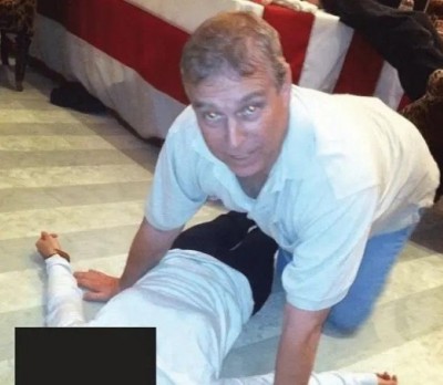 Epstein Files: Images show Prince Andrew crouching over woman, spark fresh embarrassment