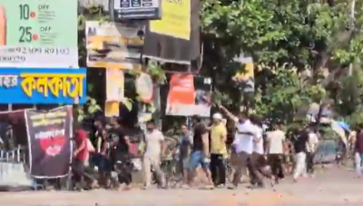 BJP-TMC clash near Bengal minister’s home in Kolkata ahead of Modi’s Brigade rally