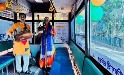 West Bengal Assembly Polls: SVEEP Tram rolls through Kolkata streets to boost electoral awareness