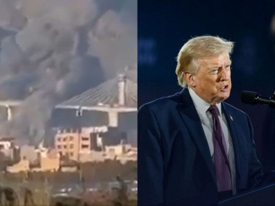 US-Israeli strikes damage Iran's major bridge near Karaj; Donald Trump issues a fresh warning