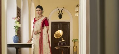 Tata-owned Taneira celebrates Poila Baisakh with a contemporary reimagining of Bengal’s iconic Lal-Paar Shada saree