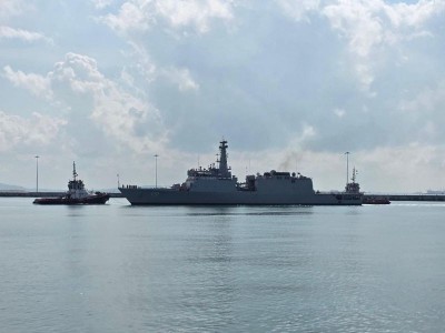 INS Sunayna reaches Singapore, strengthens India’s maritime mission under MAHASAGAR