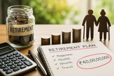 Do you really need Rs. 40 crore to retire in India? Startup founder’s claim goes viral