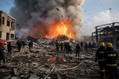 Massive blast at fireworks factory in China leaves 21 dead, dozens injured