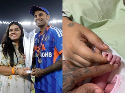 Suryakumar Yadav, wife Devisha welcome baby girl; cricketer shares heartwarming post