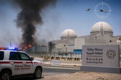 Middle East tensions explode again as drone hits near UAE nuclear facility, no injuries
