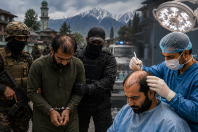 Pakistani LeT operative enters India for terror, arrested after shock hair transplant twist in Jammu and Kashmir