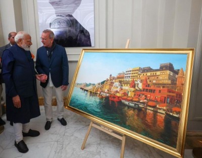 Who is Giampaolo Tomassetti? Italian artist behind Varanasi painting presented to PM Modi
