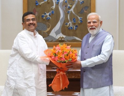 In Images: Bengal CM Suvendu Adhikari meets Narendra Modi, Amit Shah in Delhi
