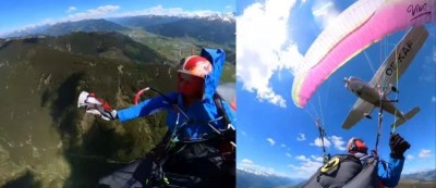 Caught on camera: Plane ploughs into paraglider—What happens next is unbelievable