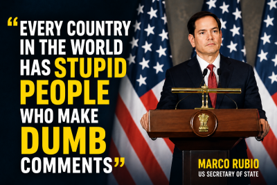 'Every country has stupid people': Marco Rubio calls racist remarks against Indians 'dumb comments'
