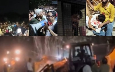 Jadavpur hawker eviction drive sparks chaos: Left leaders detained, protesters injured