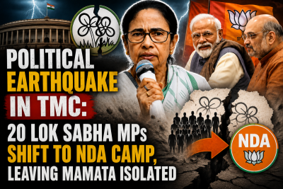 Mamata's crisis deepens! 20 TMC Lok Sabha MPs back NDA as party splits in Parliament