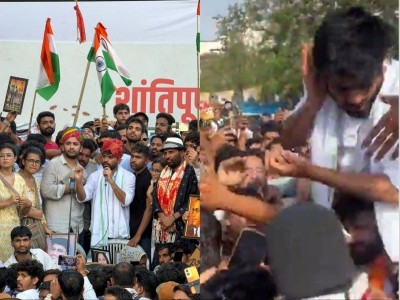 Protest turns violent: CJP founder Abhijeet Dipke slapped repeatedly at Jaipur demonstration, 6 held