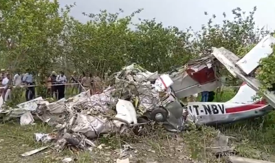 Kanpur plane crash: Training aircraft crashes near Ganges, two pilots killed