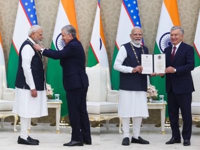 PM Modi gets Uzbekistan’s highest honour; says award is a ‘responsibility’