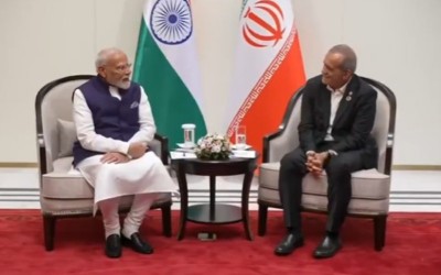 PM Modi meets Iranian President Masoud Pezeshkian during SCO summit in Kyrgyzstan