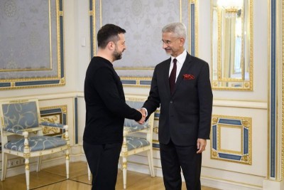 Russia targeted Ukraine with jet-powered drones when Jaishankar visited Kyiv, Zelenskyy claims
