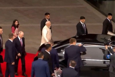 Modi-Putin’s ‘fortress-on-wheels’ ride steals spotlight ahead of BRICS Summit