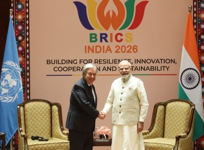 Modi, Guterres back UN reform, multipolar world at BRICS Summit