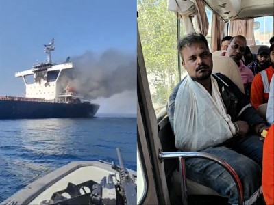 Indian seafarer killed in ship attack off Oman, 19 rescued