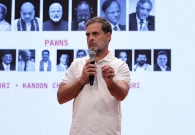 Rahul Gandhi calls Gyanesh Kumar ‘deshdrohi', demands his resignation; BJP hits back