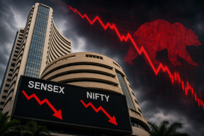 Sensex crashes 1,124 points: What triggered Monday’s massive market selloff?