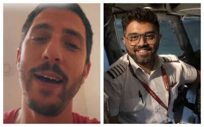 Israeli Singer sings Hanuman Chalisa for Flydubai's Indian pilot Smit Machchhar after his mid-air act of bravery