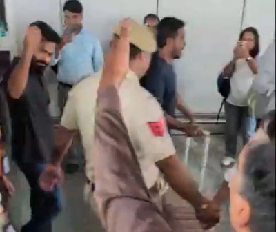 'Why are you ruining the country?': CJP chief Abhijeet Dipke heckled at Delhi Airport
