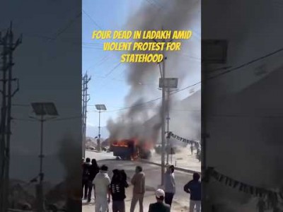 4 dead in Ladakh clashes amid statehood protests in Leh
