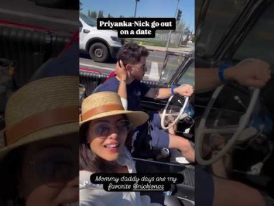 Priyanka-Nick on a date #priyankachoprajonas #nickjonas #celebrity