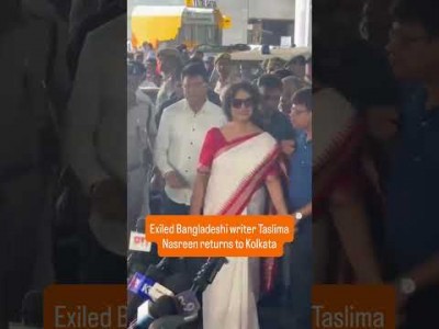 Taslima Nasreen returns to Kolkata after two decades