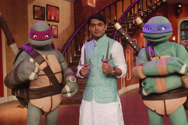 Ninja Turtles receive grand welcome on Comedy Nights with Kapil's set