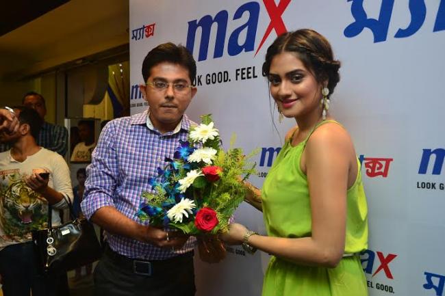 Nusrat launches Max store in Kolkata