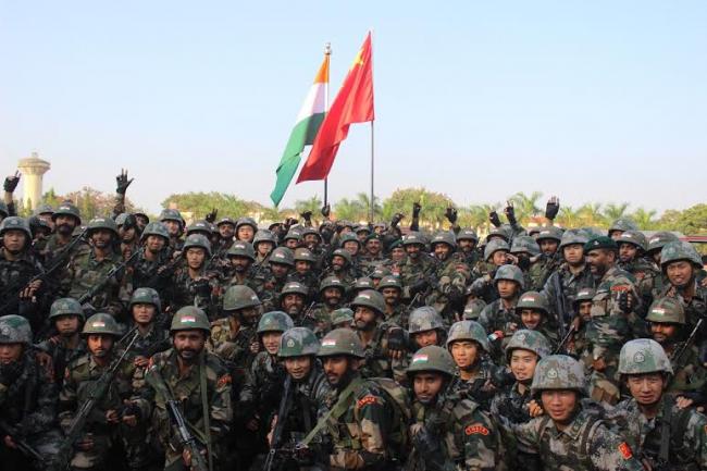 Indo-China joint military exercise culminates
