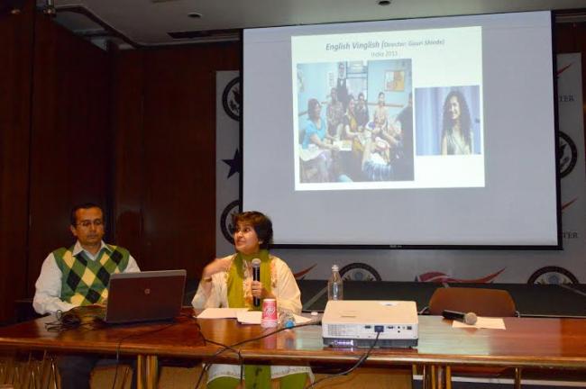 Dr.Esha Niyogi De speaks on films in Kolkata
