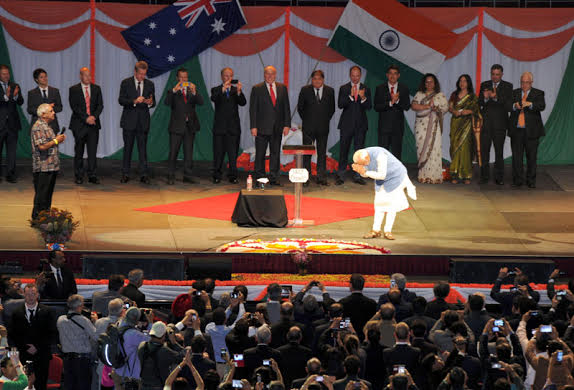 Prime Minister Narendra Modi in Sydney