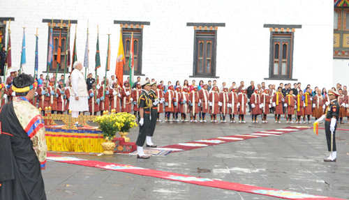 Modi calls on Jigme Kesar Namgyel Wangchuck