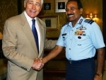 Hagel meets Air Chief Marshal 