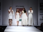 Sania Mirza walks for designer Ritu Pande at WLIFW 