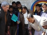 Anil Ambani cleans Badrinath, Kedarnath temple premises 