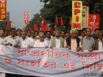 Kolkata: Left parties hold anti-communalism rally