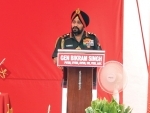 Bikram Singh addresses Infantry School