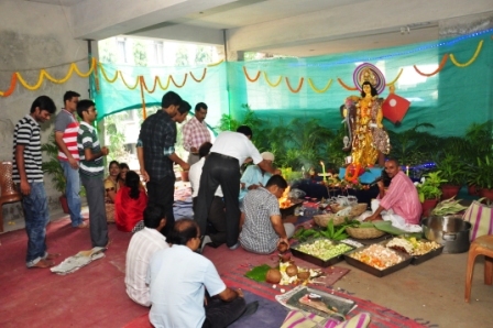 Vishwakarma Puja celebrated at Kolkata college