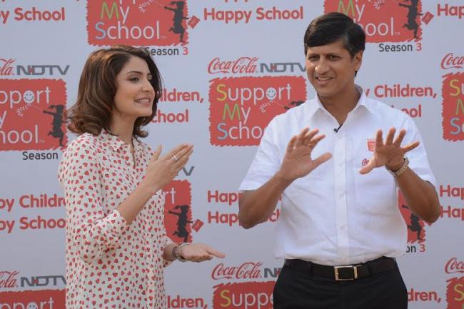 Anushka Sharma launches Season 3 of Support My School campaign