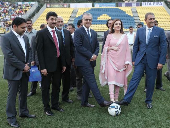 AFC Prez Shaikh Salman inaugurates cooperage stadium in Mumbai