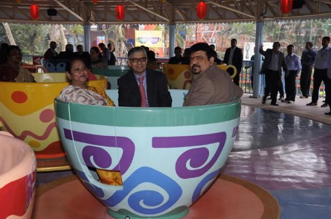 Nicco Park's 'crazy tea party ride' launched
