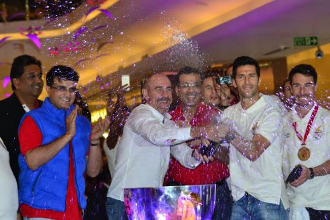 Atletico de Kolkata celebrate ISL victory in Kolkata