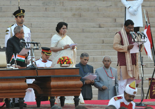 Narendra Modi takes oath as India's PM